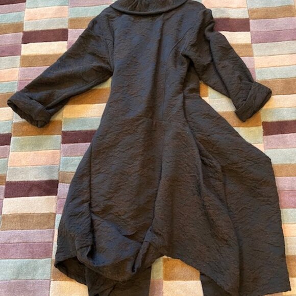 Dress to Kill, Brown Brocade Wrap Dress, Size 1 - Picture 5 of 12